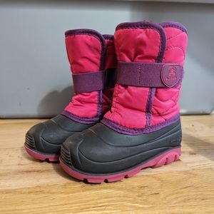 Kamik Pink Toddler Snow Boots Sz 9